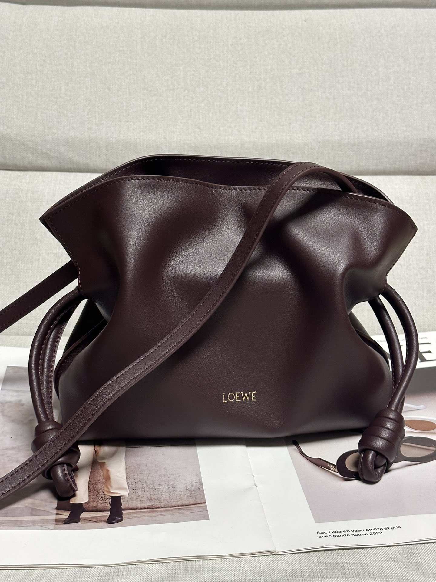 로에베 Loewe Flamenco 11050S 클러치 23.9cm