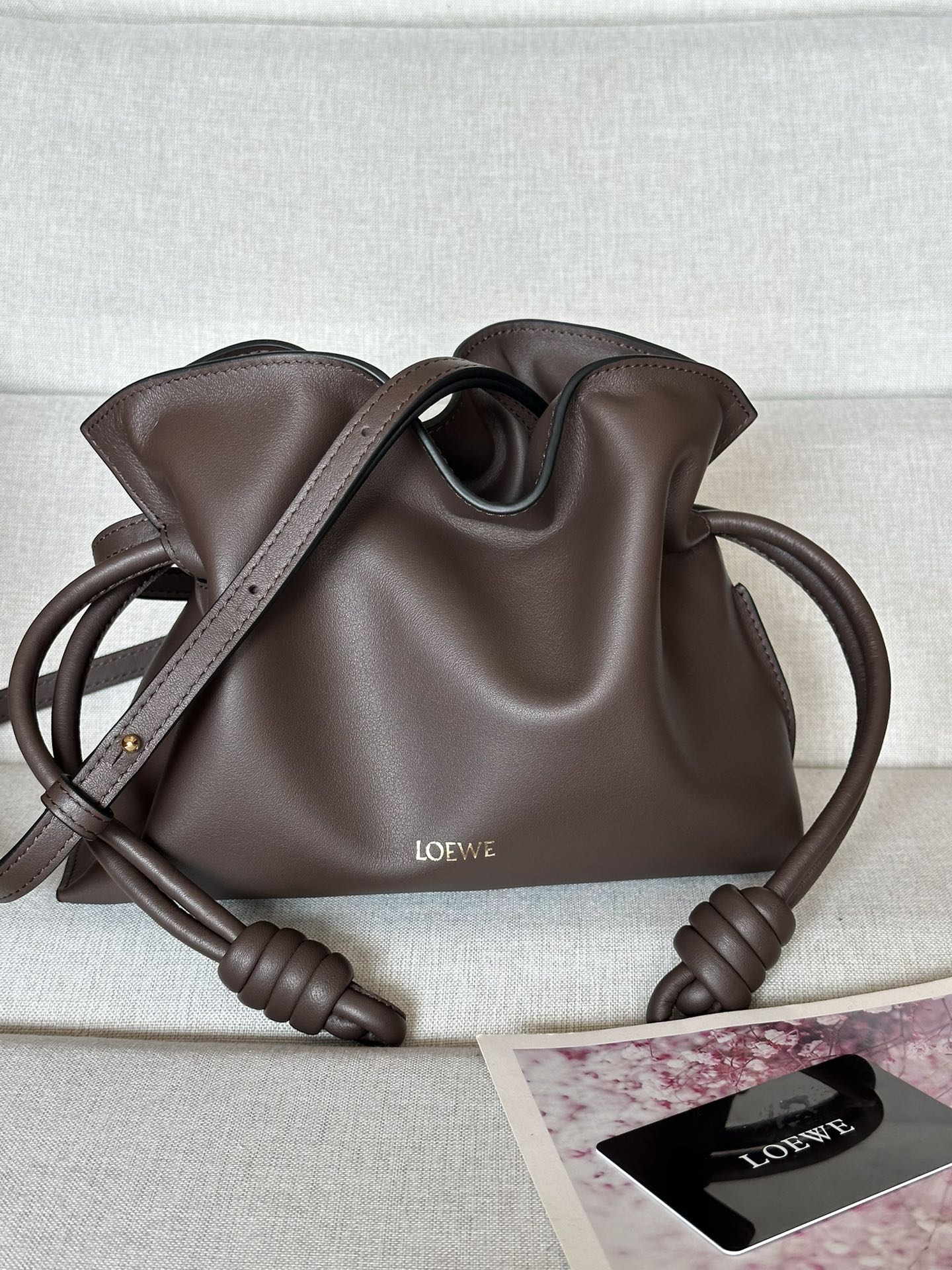 로에베 Loewe Flamenco 11050S 클러치 23.9cm