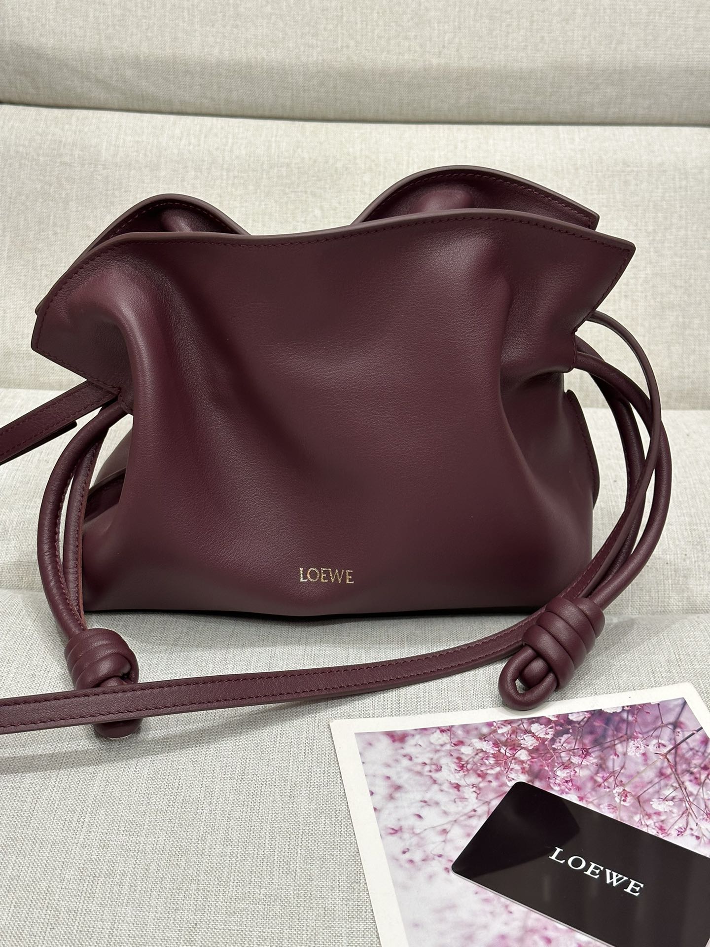 로에베 Loewe Flamenco 11050S 클러치 23.9cm