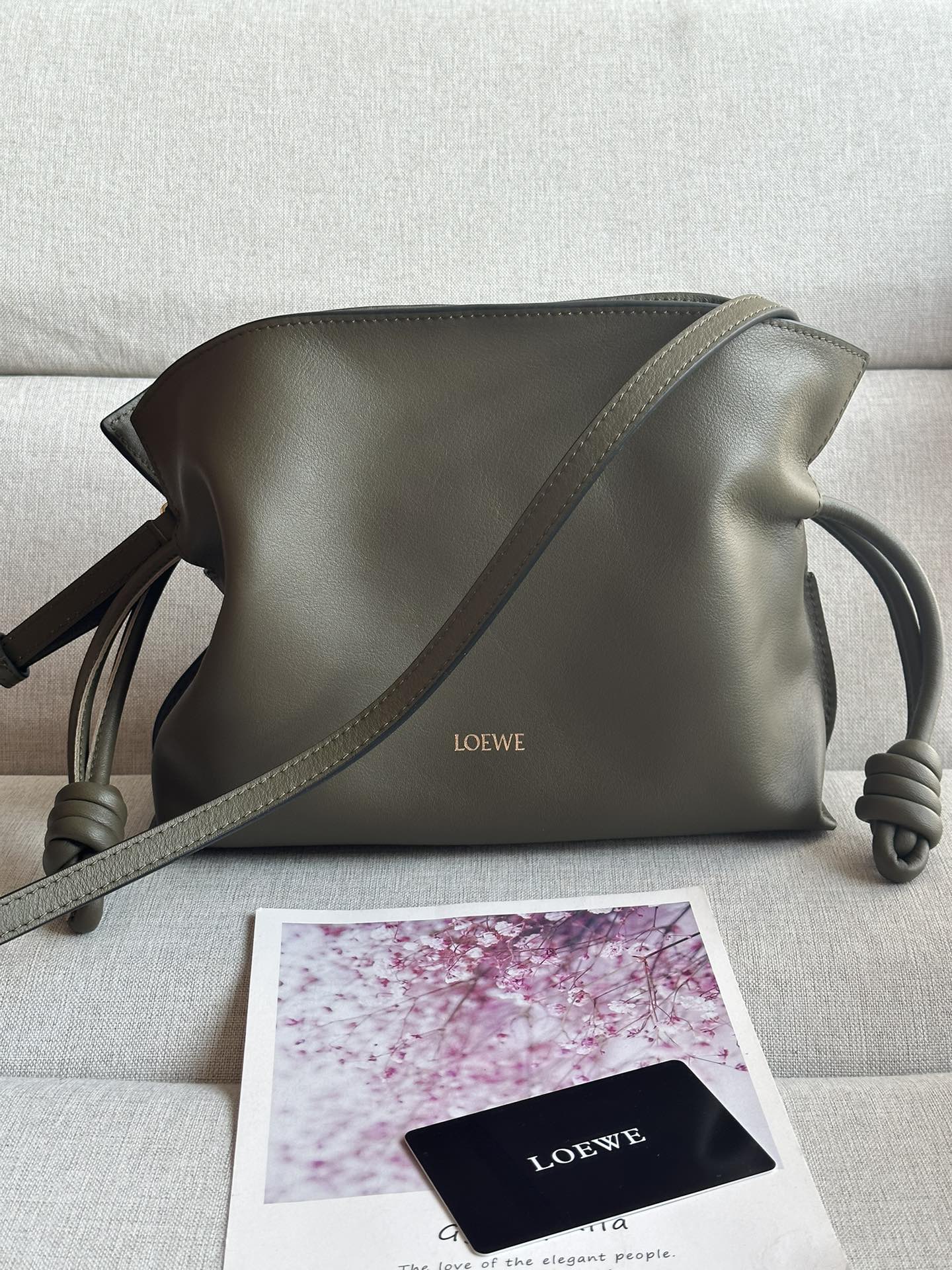 로에베 Loewe Flamenco 11050S 클러치 23.9cm