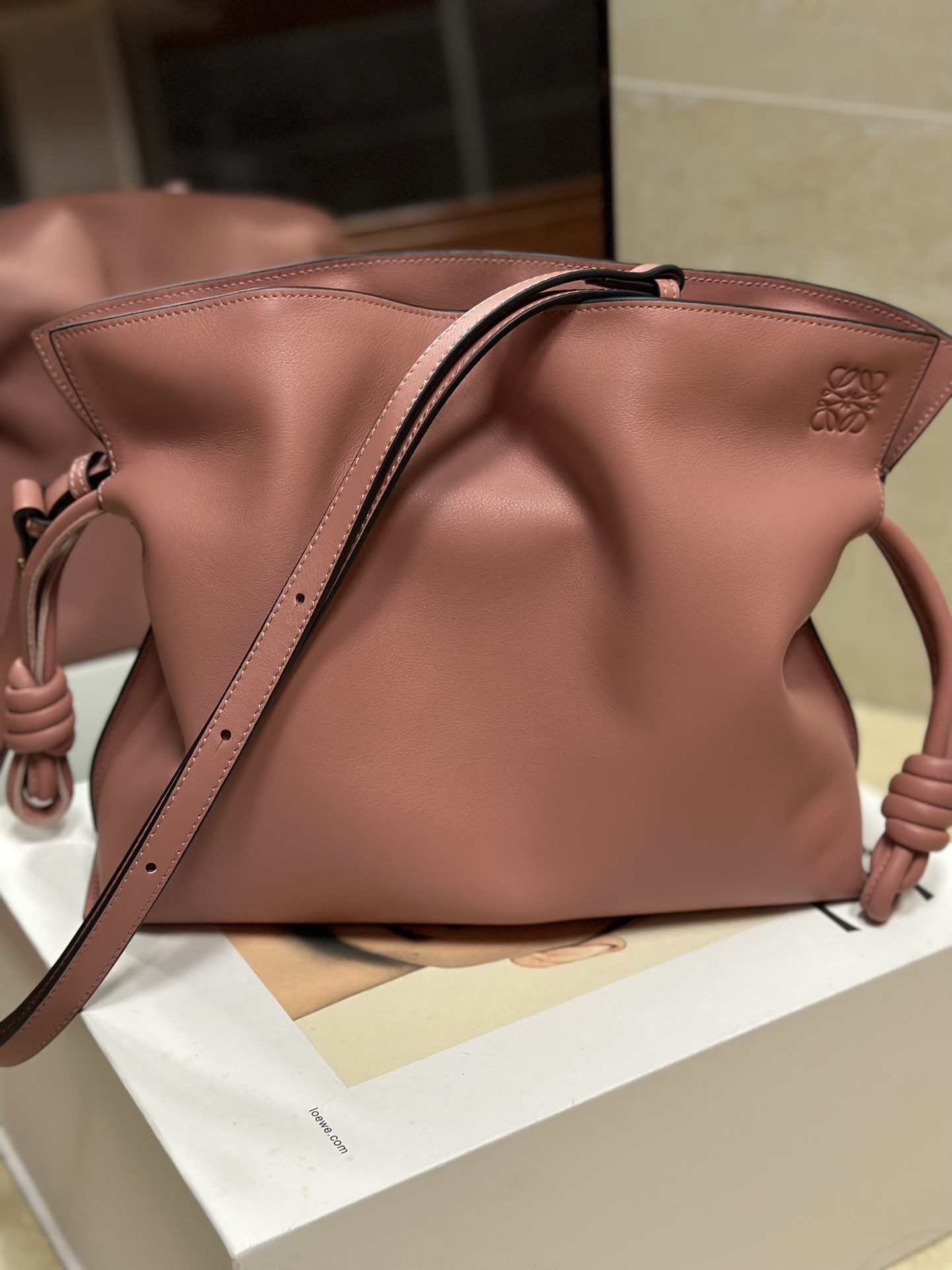 로에베 Loewe Flamenco 11046A 클러치 30cm