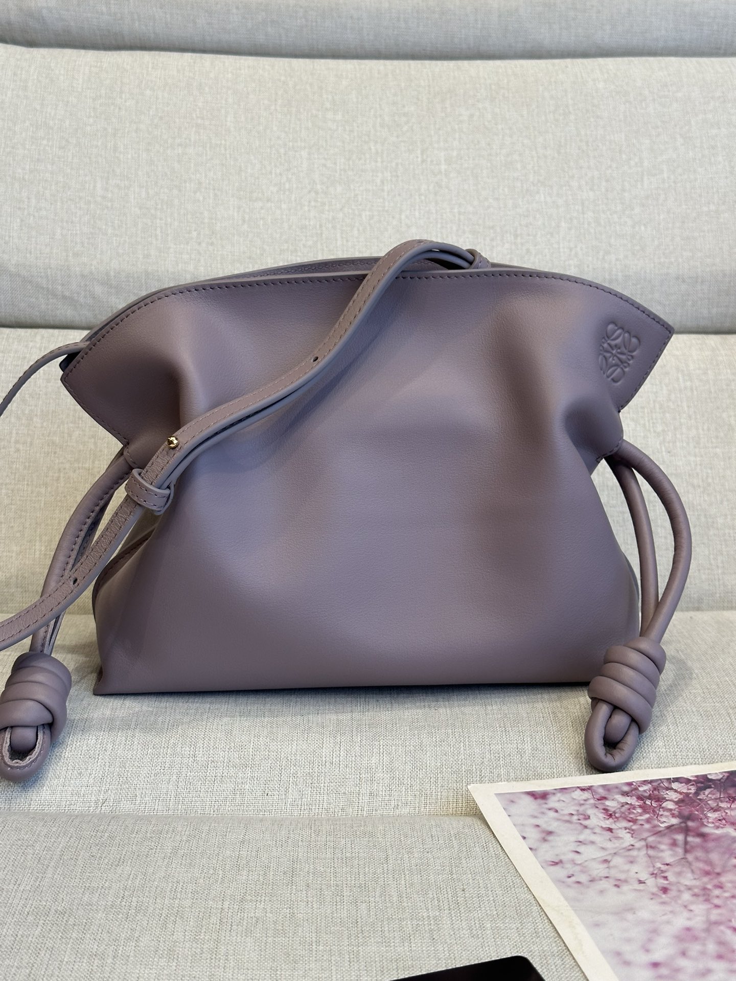 로에베 Loewe Mini Flamenco 11046S 클러치 23cm