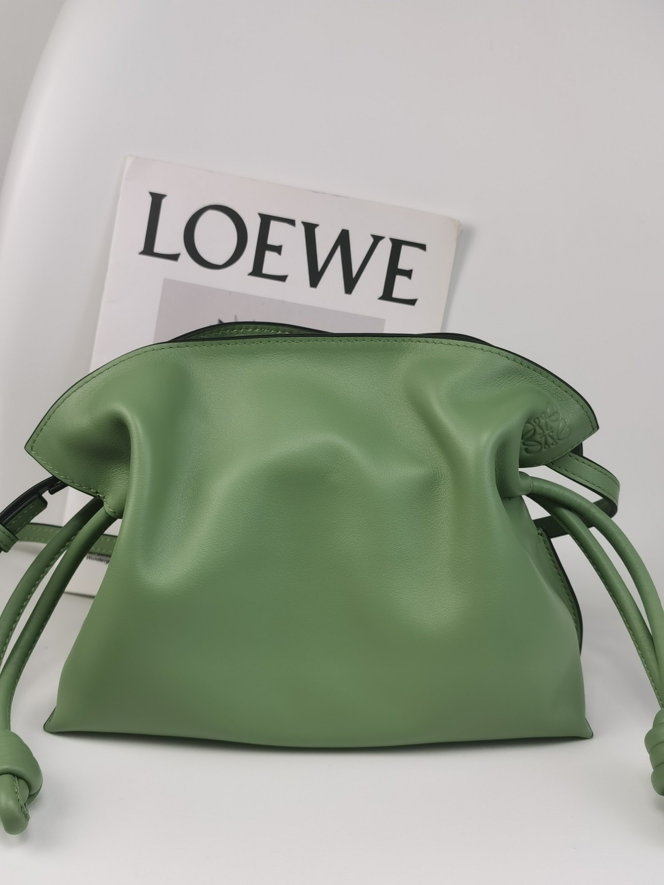 로에베 Loewe Mini Flamenco 11046S 클러치 23cm