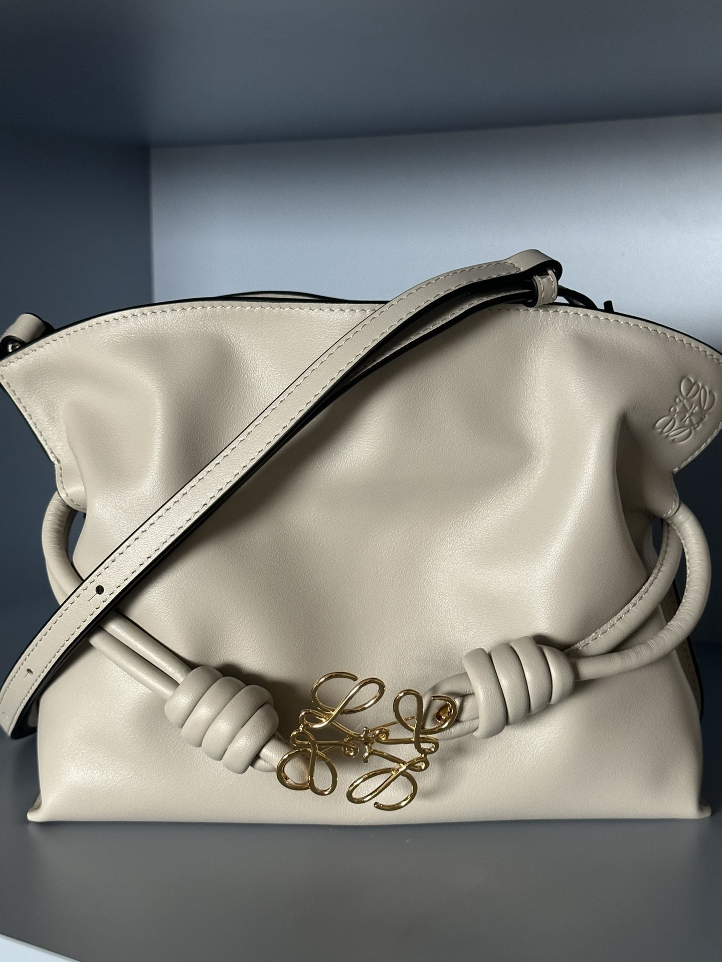 로에베 Loewe Mini Flamenco 11046S 클러치 23cm