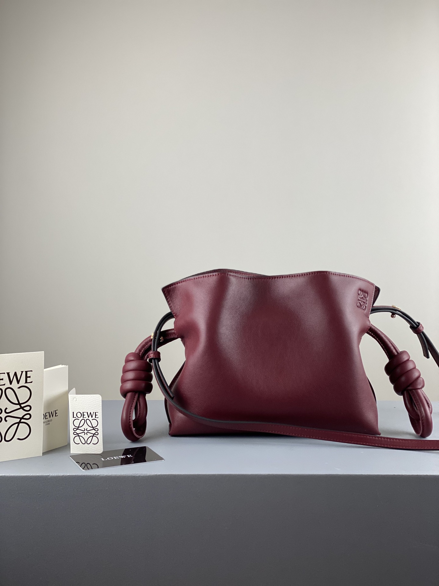로에베 Loewe Mini Flamenco 11046S 클러치 23cm
