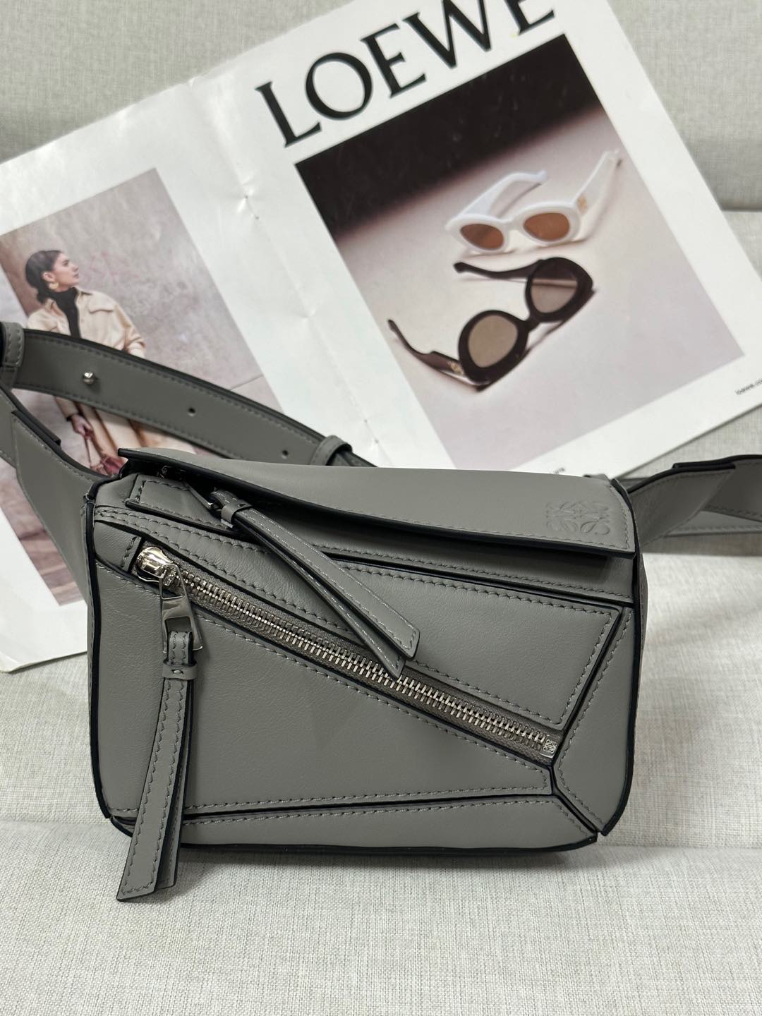 로에베 Loewe 6002 Mini Puzzle 벨트 백 18cm