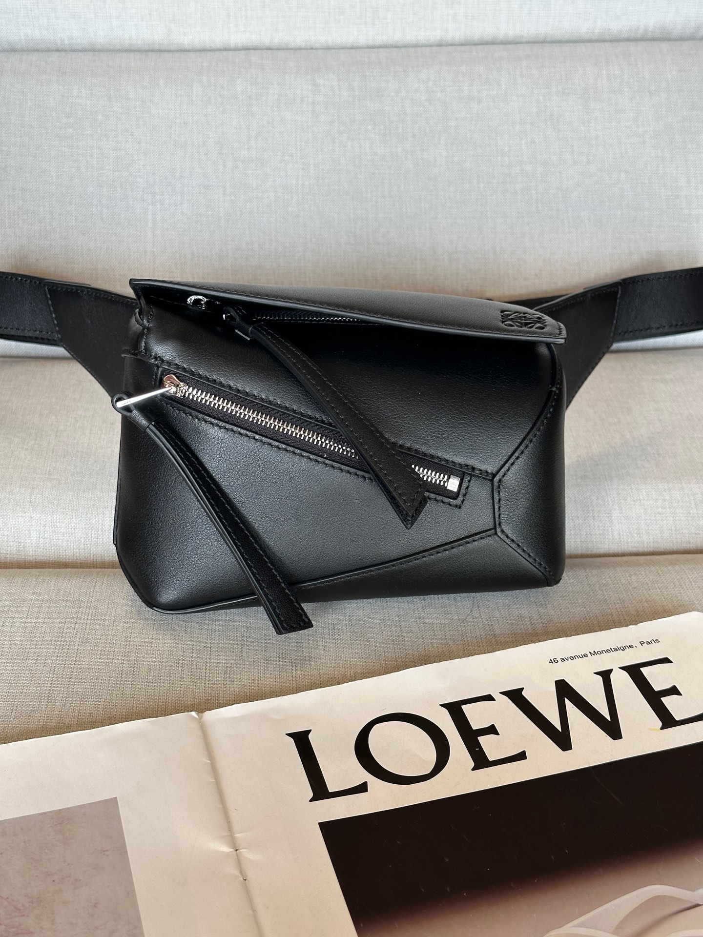 로에베 Loewe 6004 Mini Puzzle 벨트 백 17.5cm