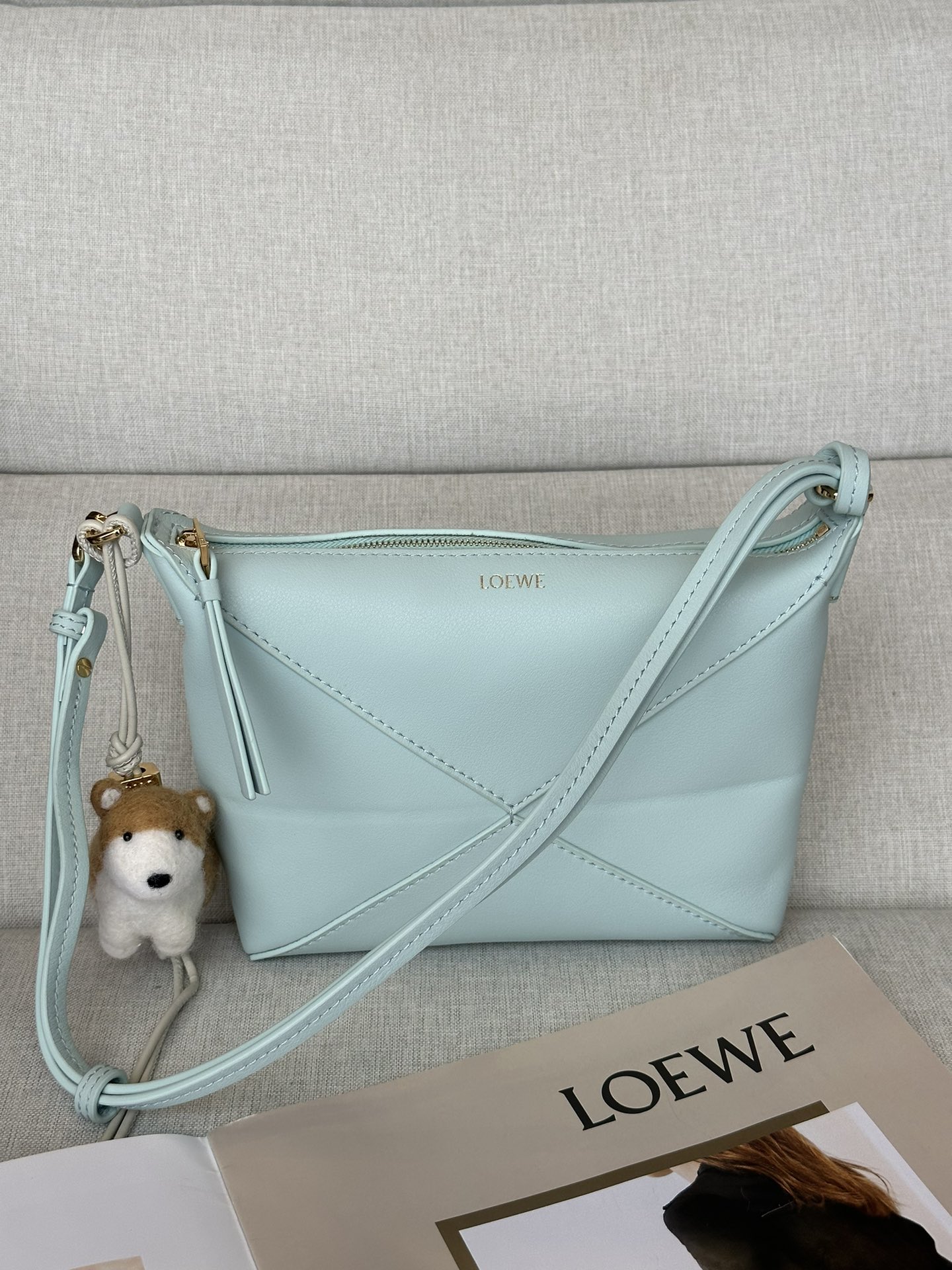 로에베 Loewe 9711 Puzzle Fold pouch Bag 23cm