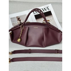 로에베 Loewe 1668 Small Paseo Bag In Shiny Nappa Calfskin 35cm