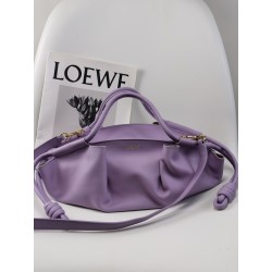 로에베 Loewe 1668  Small Paseo Bag In Shiny Nappa Calfskin 35cm