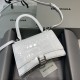 발렌시아가 Balenciaga 592833 Hourglass XS Handbag White 23cm