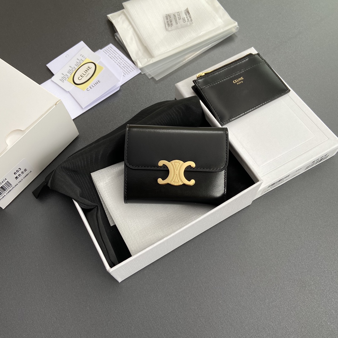 샤넬 CELINE 10L652DS3.04LU653 지갑 9.5CM