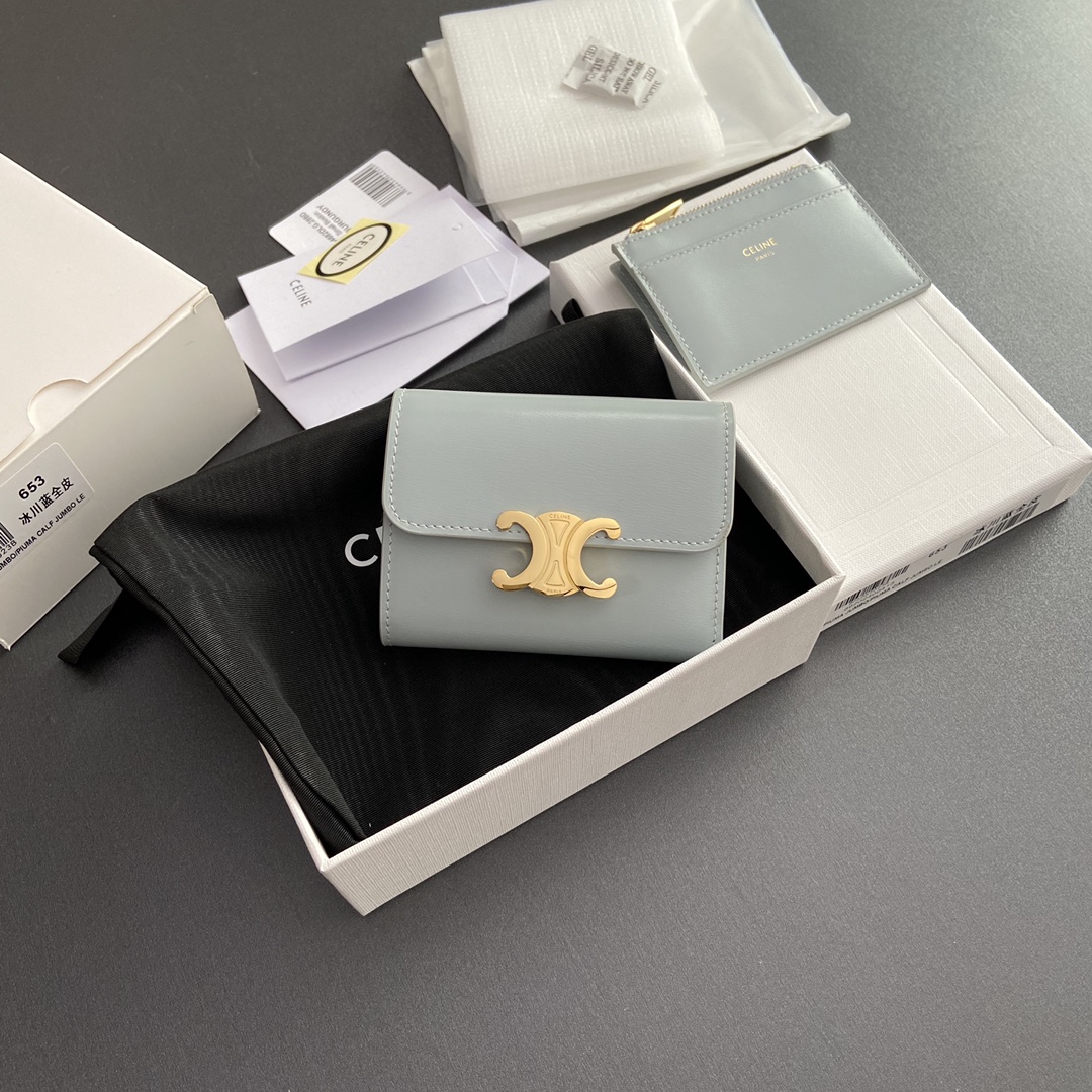 샤넬 CELINE 10L652DS3.04LU653 지갑 9.5CM