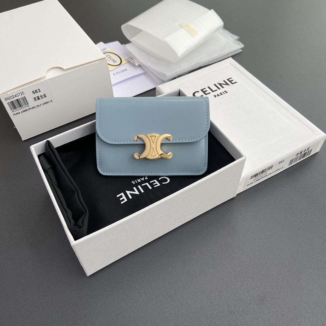 샤넬 Celine 10I582CPJ.04LU583 카드 케이스 10CM
