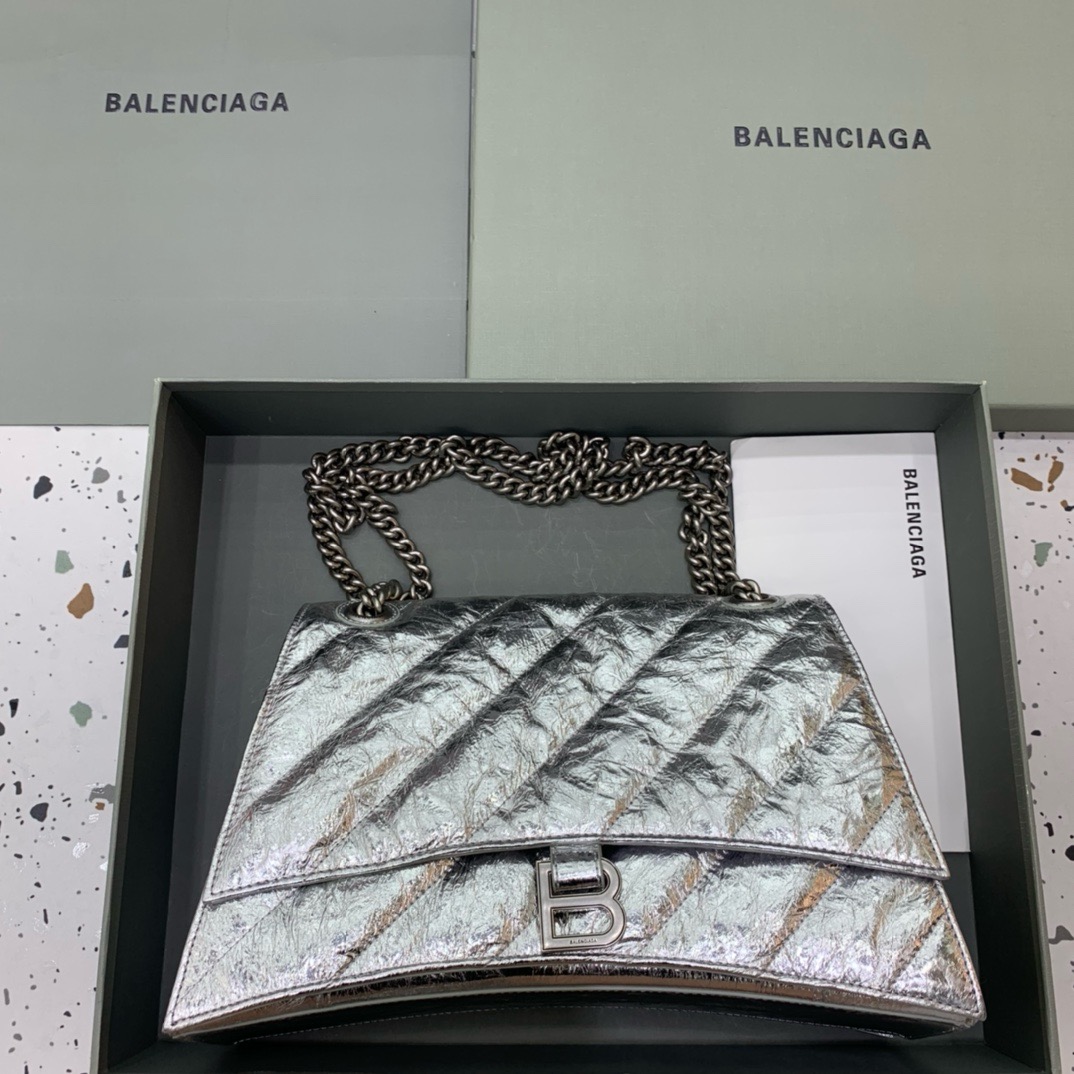 발렌시아가 Balenciaga Crush Medium Chain Bag 31cm