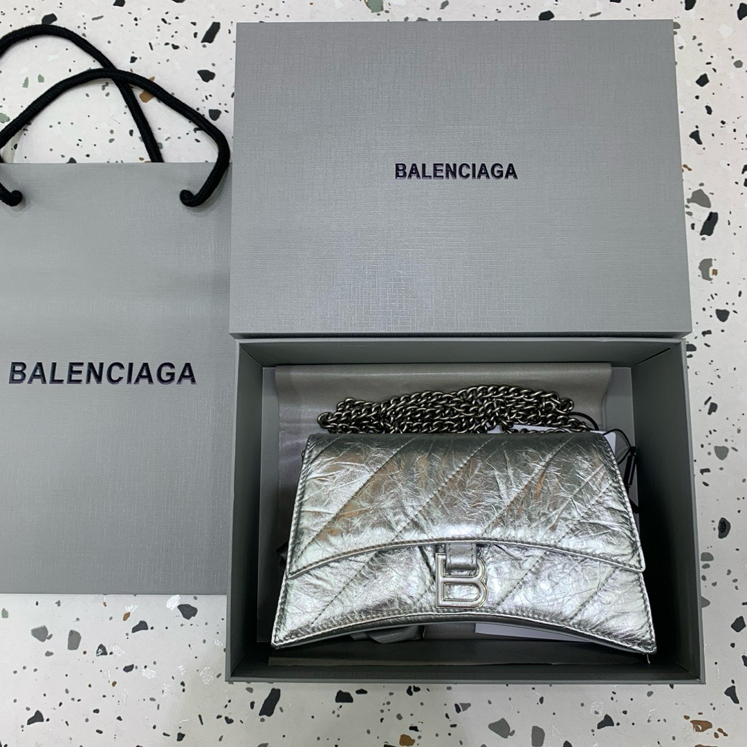 발렌시아가 Balenciaga Crush Mini Chain Bag 21cm