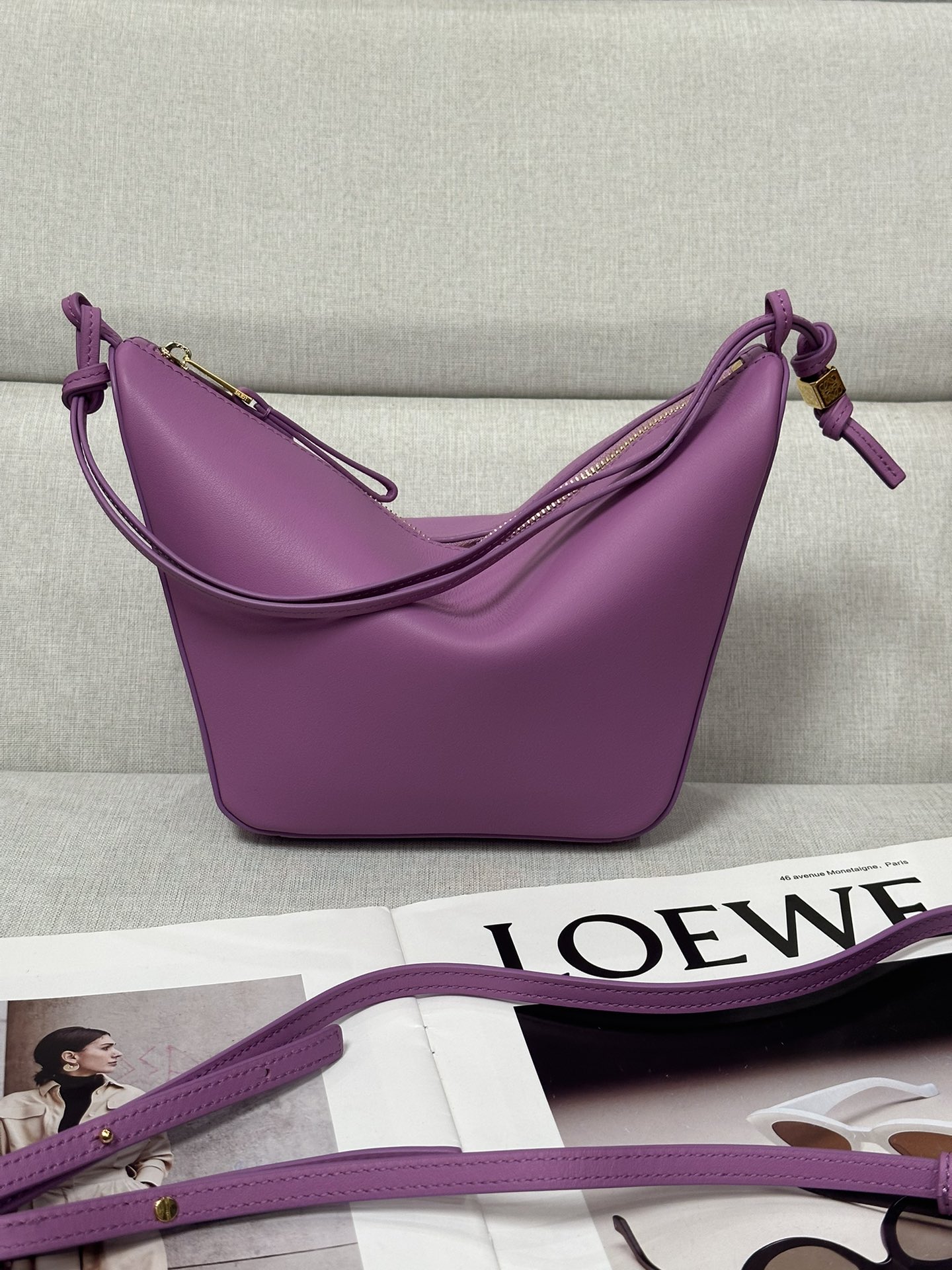 로에베 Loewe C923 Hammock hobo 28cm