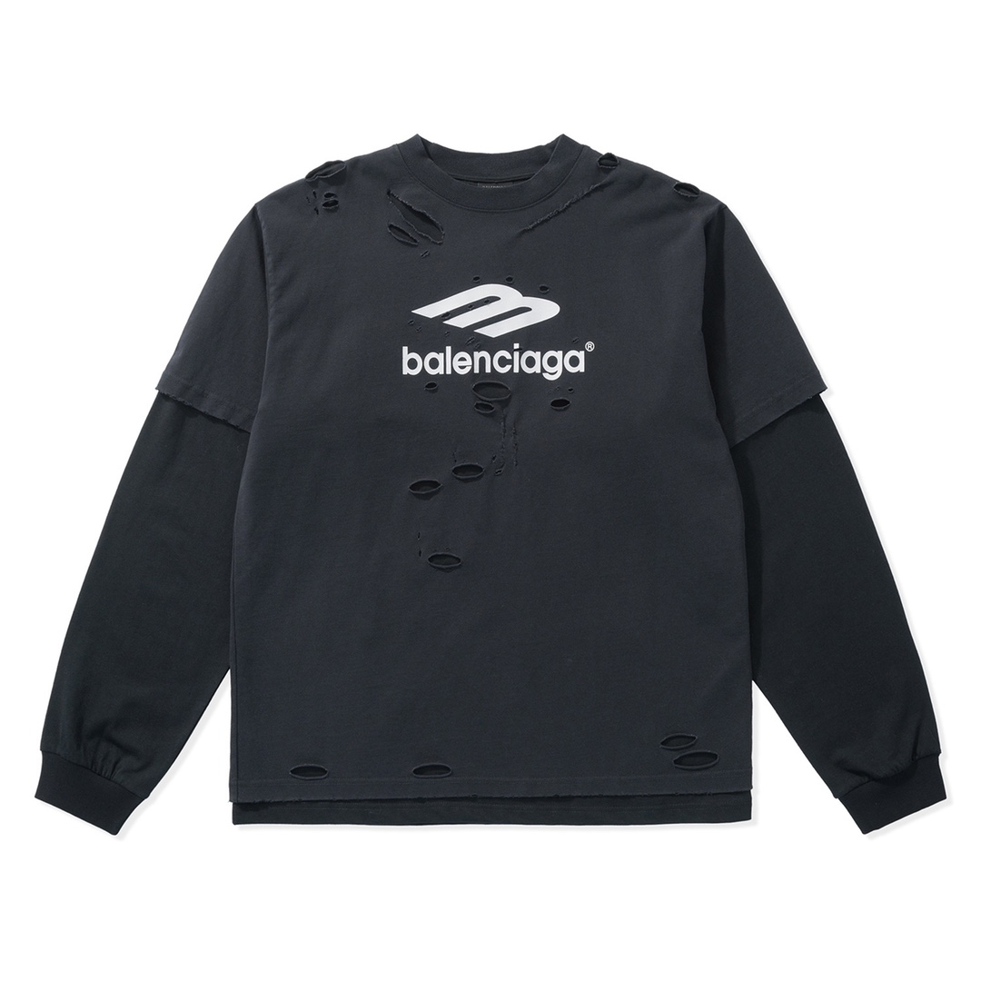 발렌시아가 Balenciaga 긴팔 티셔츠