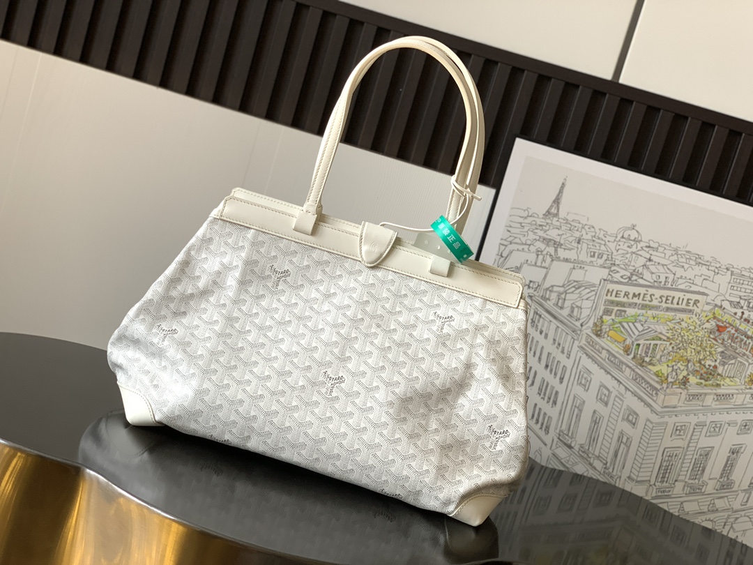 고야드 Goyard 003075 Bellechasse Biaude PM Bag White