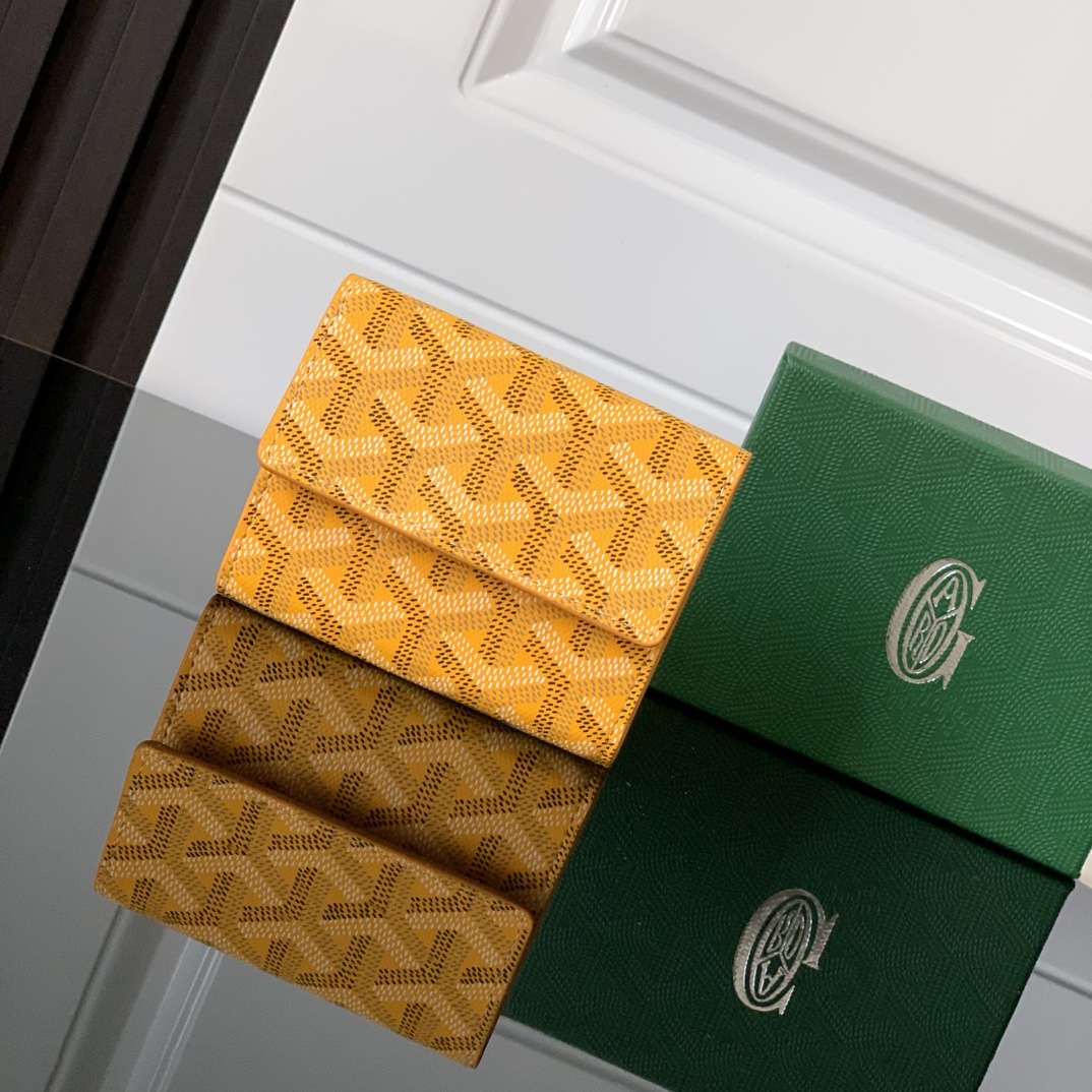 고야드 Goyard 330 Marigny 동전지갑 yellow