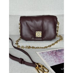 로에베 Loewe 9802 Puffer Goya Bag In Shiny Nappa Lambskin
