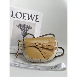 로에베 Loewe 56t17 Mini Gate Dual Bag In Soft Calfskin