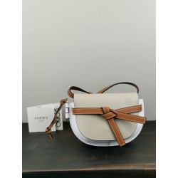 로에베 Loewe 56t17 Mini Gate Dual Bag In Soft Calfskin