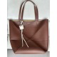 로에베 Loewe 1761 Large Puzzle Fold Tote In Shiny Calfskin 42cm