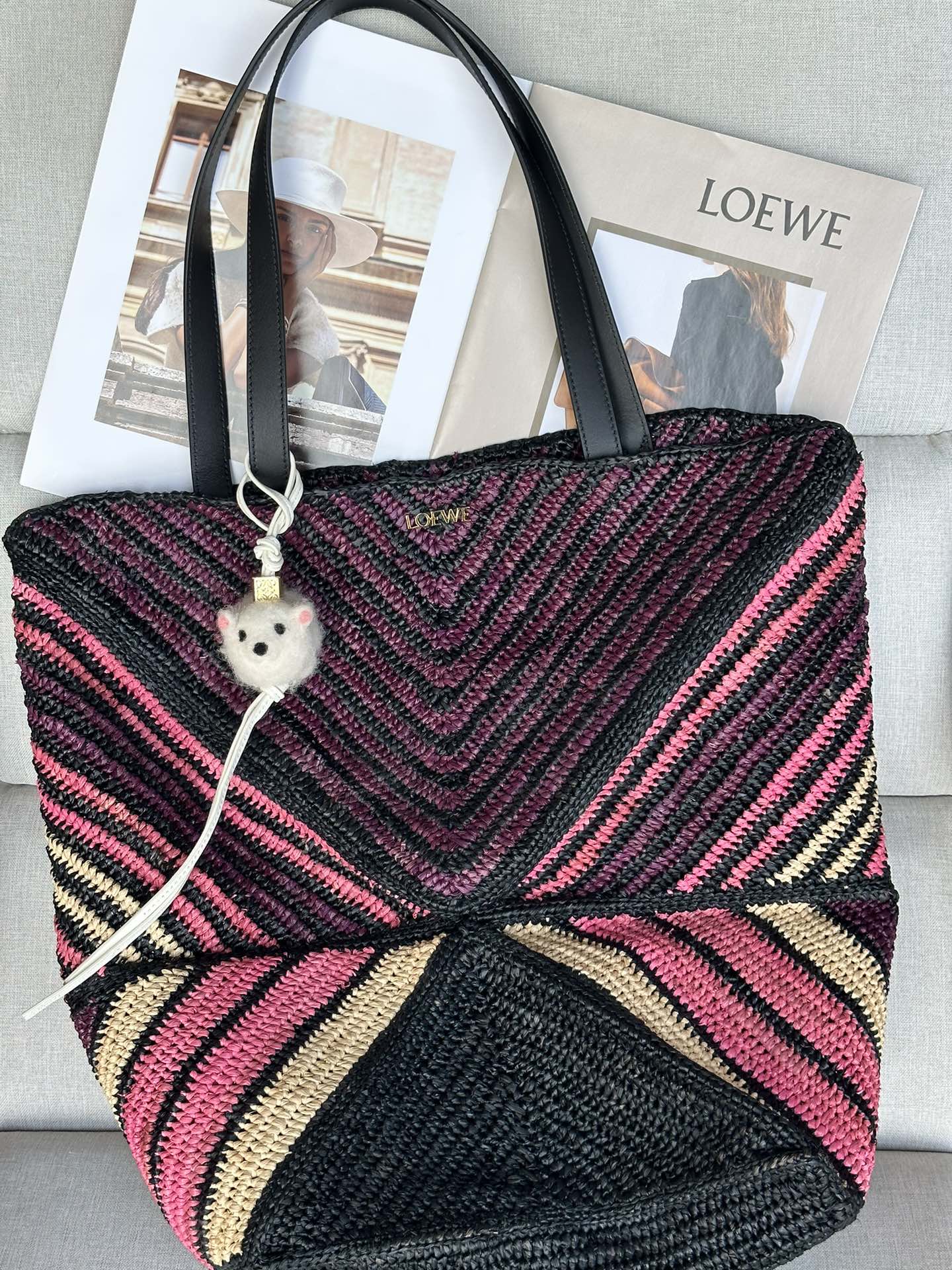 로에베 Loewe 1761 Large Puzzle Fold Tote 42cm
