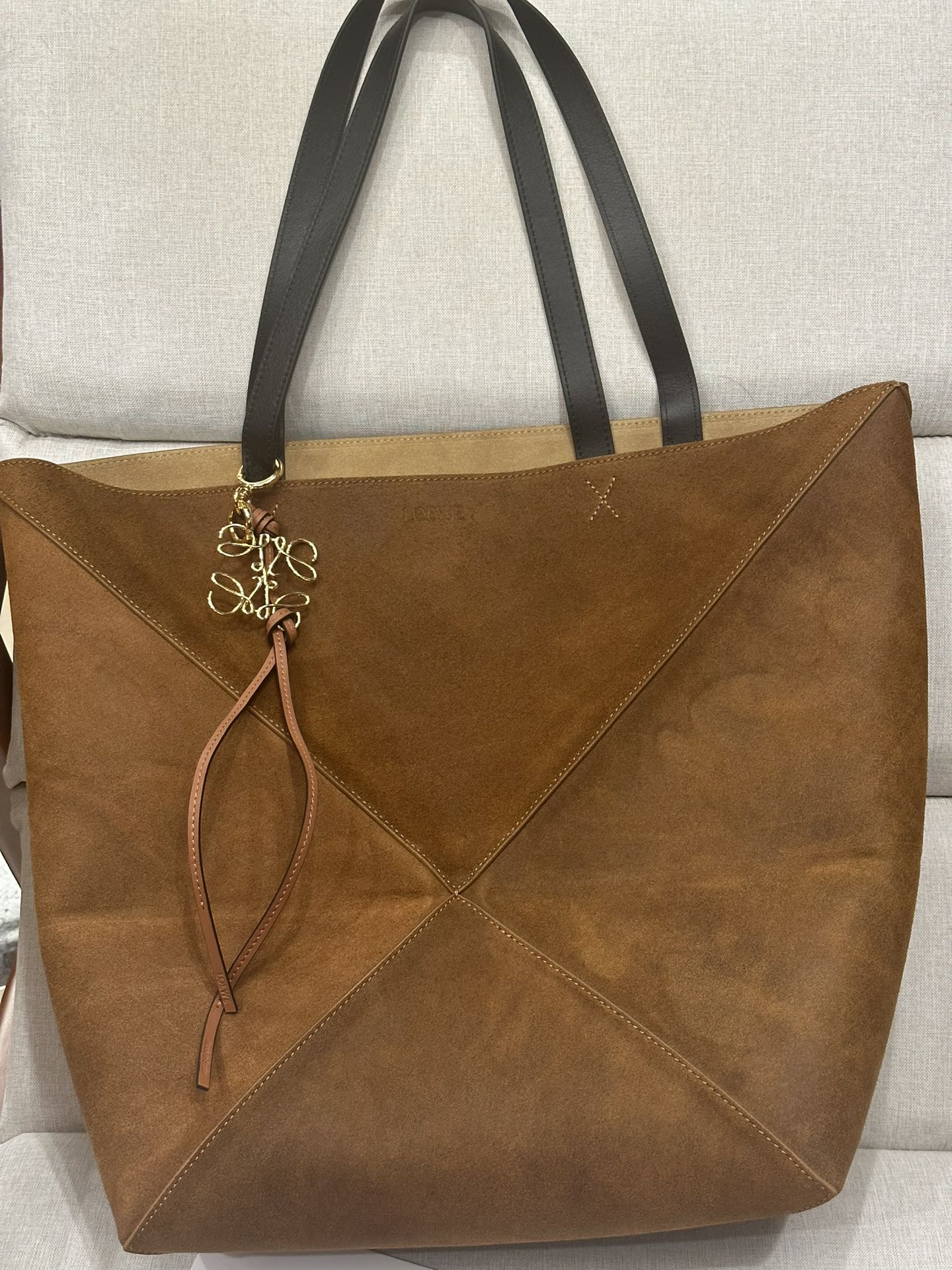 로에베 Loewe 1761 Large Puzzle Fold Tote 42cm