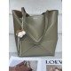로에베 Loewe 1762 Puzzle Fold Tote Bag in Shiny Calfskin