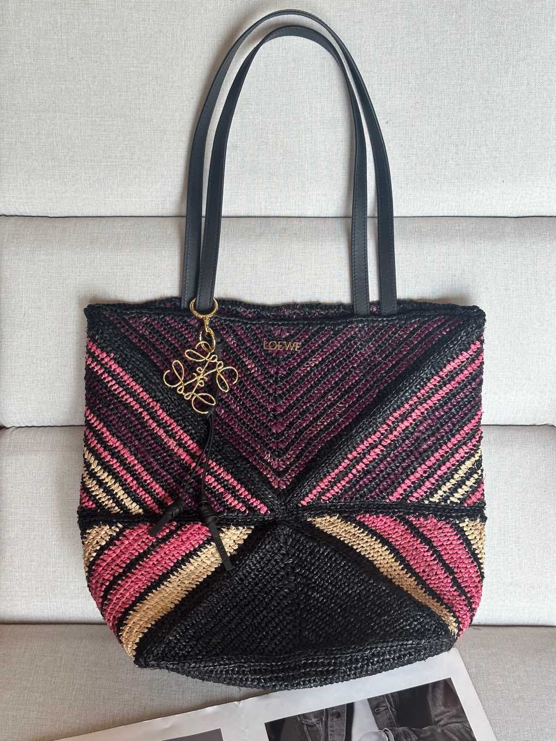 로에베 Loewe 1762 Puzzle Fold Tote Bag