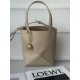 로에베 Loewe 1763 Mini Puzzle Fold Tote Bag in Shiny Calfskin