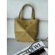 로에베 Loewe 1763 Mini Puzzle Fold Tote Bag in Shiny Calfskin