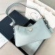 프라다 Prada 1BC228 에메 라지 가죽 숄더백 39CM