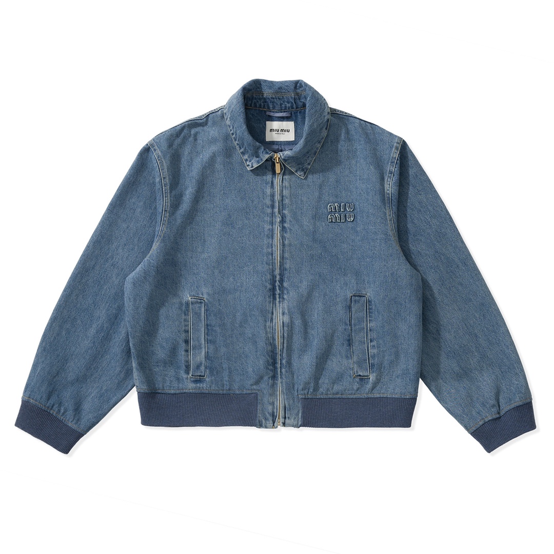 미우 미우 MIU MIU 데님 셔츠