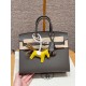 에르메스 Hermes Birkin 25cm Epsom 8F Etain/silver