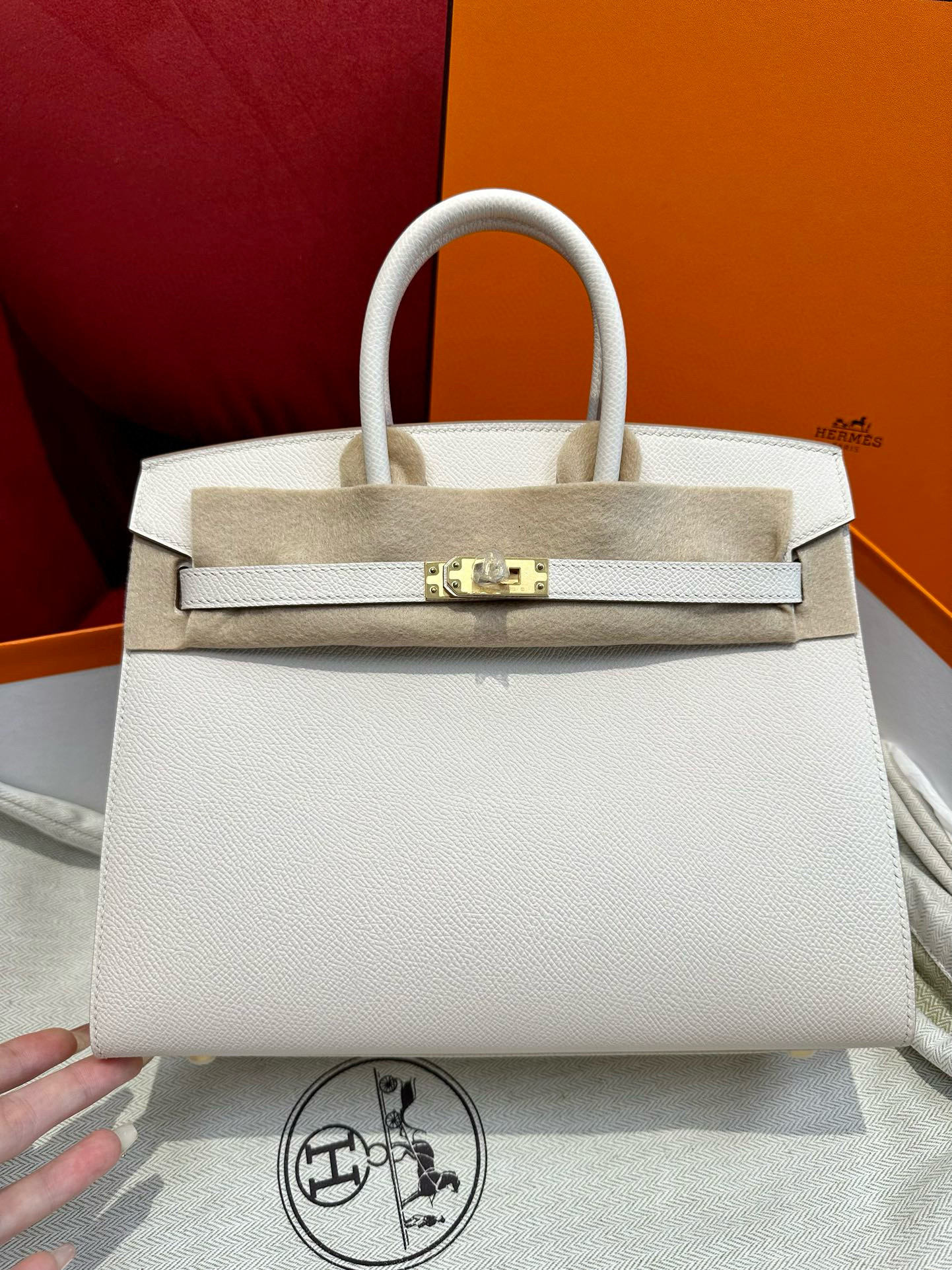에르메스 Hermes Birkin 25cm Epsom 10 Craieg/old