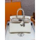 에르메스 Hermes Birkin 25cm Epsom i2 nata/silver