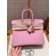 에르메스 Hermes Birkin 25cm Epsom X9 Mauve/gold