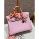 에르메스 Hermes Birkin 25cm Epsom X9 Mauve/Rose gold