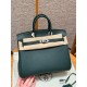 에르메스 Hermes Birkin 25cm Togo 1T Vert tien/silver