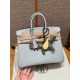 에르메스 Hermes Birkin 25cm Togo 08 Blue pale/Rose gold