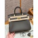 에르메스 Hermes Birkin 25cm Togo 8F Etain/gold