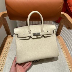 에르메스 Hermes Birkin 25cm Togo i2 Nata/silver