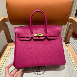 에르메스 Hermes Birkin 25cm Togo L3 Rose purple/gold