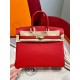 에르메스 Hermes Birkin 25cm Togo Q5 Rouge casaque/gold