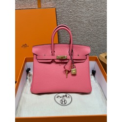 에르메스 Hermes Birkin 25cm Togo U5 Rose lipstick/silver