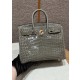 에르메스 Hermes Birkin 25cm Bright faced American Alligator 81 Girs Tourerlle/gold