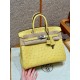에르메스 Hermes Birkin 25cm KK ostrich 9R Lime/silver